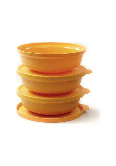 Tupperware Aloha 450 Ml Saklama Kabı 3'Lü Set Sarı