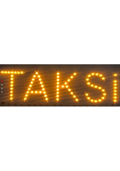 Taksi Levhası Ledli