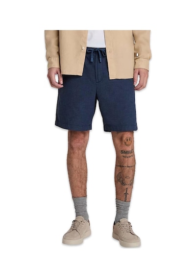 Timberland Tb0a2fd5 Claremont Cotton Lacivert Erkek Şort Beyaz
