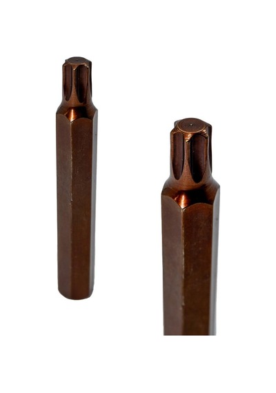 6568 Uzun Torx Bits Uç T45x75 Mm 10 Mm Saplı