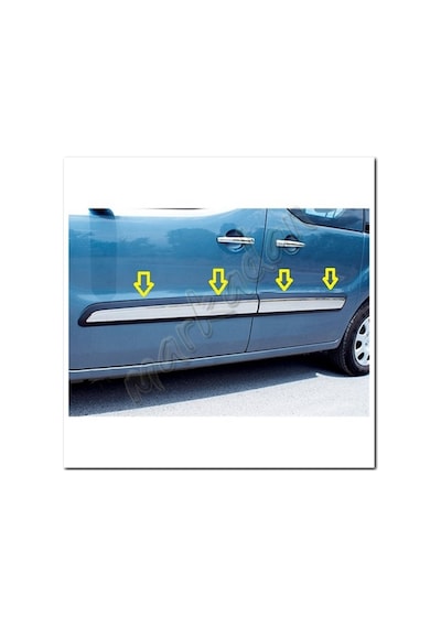 Db Chrome Citroen Berlingo Krom Yan Kapı Çıtası 2008-2018 4 Parça