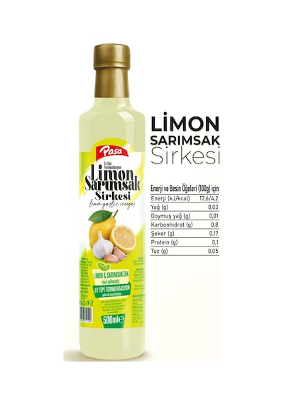 Limon Sarımsak Sirkesi 500 Ml