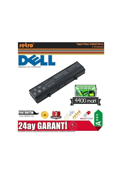 Dell Uyumlu P505M Pd685 Pp29L P02F P02F001 P505M Notebook Bataryası.Pili