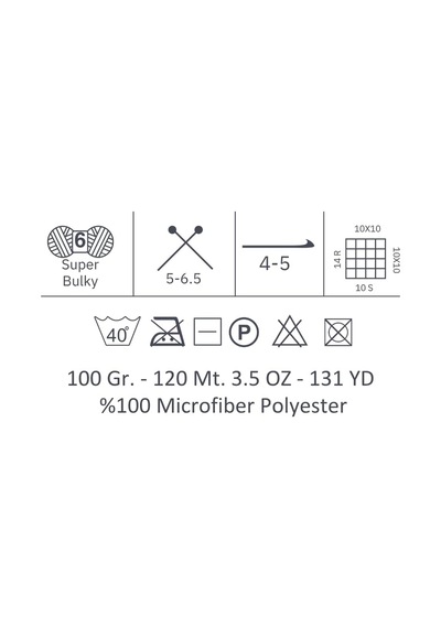 Kadife İp, 5'li Paket 5x100 Gr. 120 Mt., Soft Chenille Bulky%100 Mikro Polyester, Amigurumi, Oyuncak, Bebek Battaniyesi Diğer