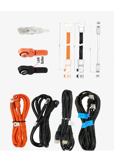 Pylontech M1c Kablo Kiti H32148 Serisi Aküler İçin