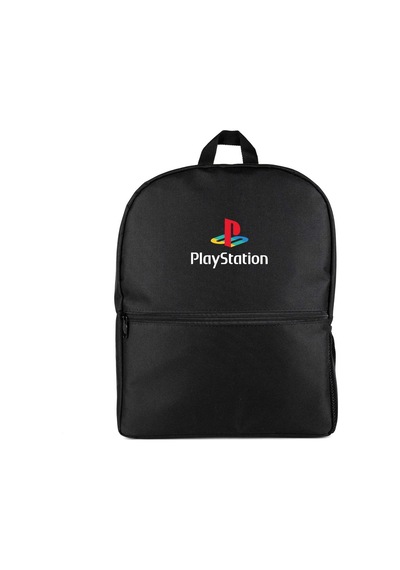 Playstation Logo White Siyah Sırt Çantası