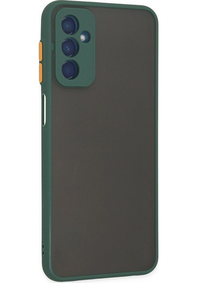 Cosmotex Newface Samsung Galaxy M13 Kılıf Montreal Silikon Kapak - Yeşil