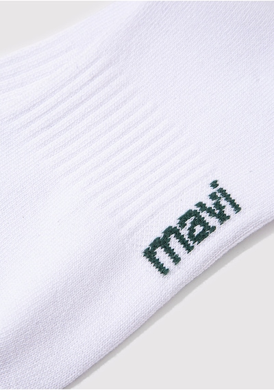 Mavi - Beyaz Soket Çorap 0911160-620 Beyaz