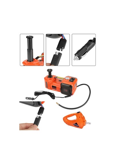 Prohummer Ph314 Elektrikli 5 Ton Hidrolik Kriko Hava Pompası Bijon Anahtarı Makine Krikosu