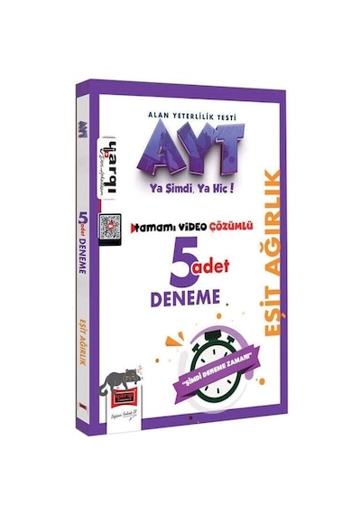 Yargı Yks Ayt Eşit Ağırlık 5 Deneme Çözümlü Yargı Yayınları