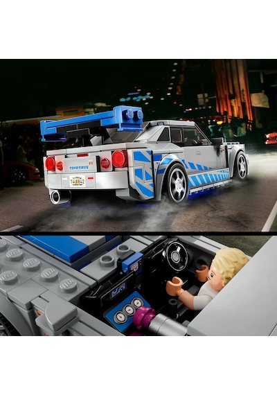 LEGO® Speed Champions Daha Hızlı Daha Öfkeli Nissan Skyline GT-R (R34) 76917 - 9+ Çocuklar için Oyuncak Yapım Seti (319 P)