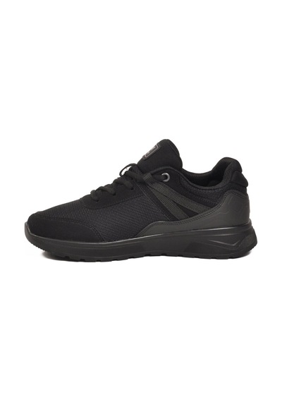 Walkway Siyah Fileli Hafif Bağcıklı Unisex Spor Ayakkabı 7001 Omina G