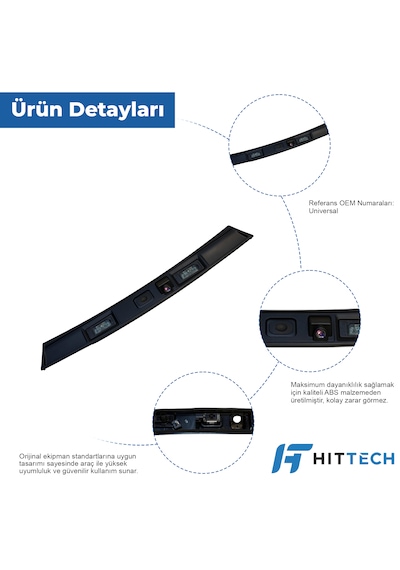 Land Rover ve Jaguar Uyumlu Çıtalı LED Bagaj Açma Düğmesi Butonu Switch OEM LR020189