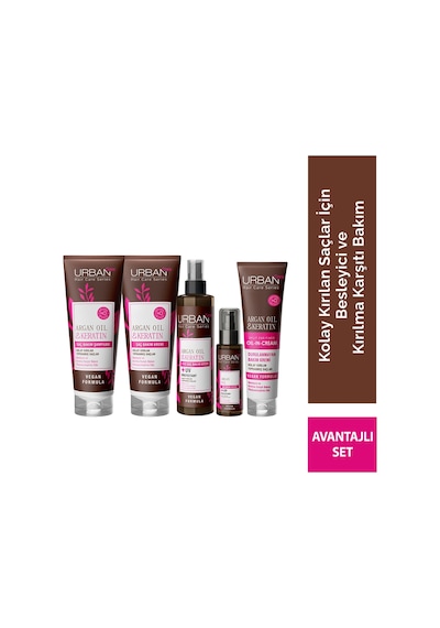 Urban Care Argan Oil & Keratin Saç Bakım Serisi Bakım Seti