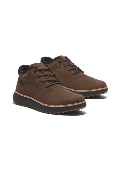 Timberland Hudson Road Mıd Lace Up Gtx Chukka Boot Dark Brown Nubuck