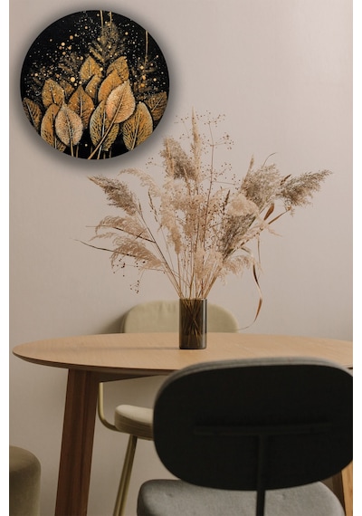 Yaprak Ahşap Tablo, Ev, Oturma Odası, Yatak Odası, Salon, Ofis Duvar Dekoru Süsü