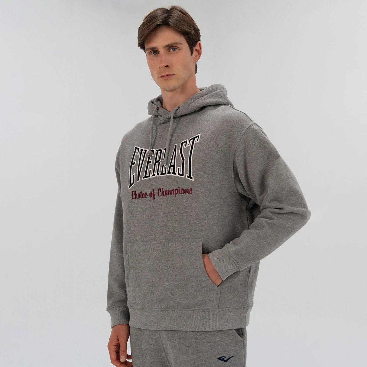 Everlast Heritage Champions Erkek Gri Hoodie Tm0100 Gri