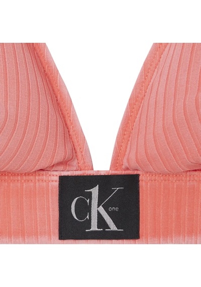 Calvin Klein Trıangle Fıxed-rp Kadın Kırmızı Bikini Üstü