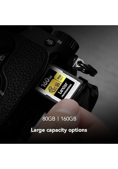 Lexar 160gb Profesyonel Cfexpress Tip A Altın Serisi Hafıza Kartı