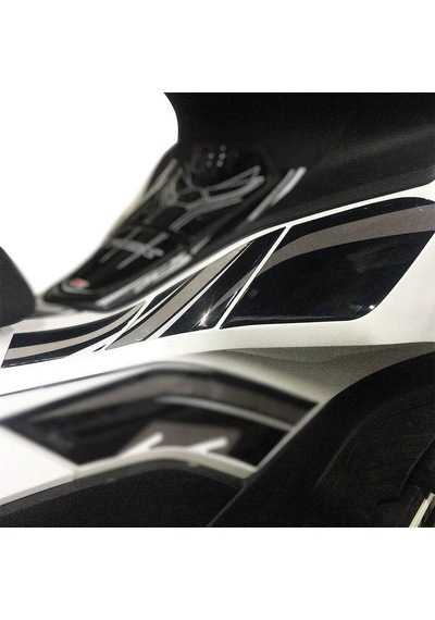 Gp Kompozit Honda Pcx 125 2021-2024 Uyumlu Yan Pad Gri