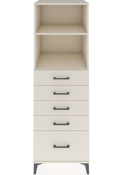 Kronos Dolap 2 Raflı 5 Çekmeceli 60x59x182 Aytaşı-aytaşı Aytaşı