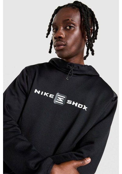Nike Shox Overhead Hoodie Kapüşonlu Erkek Sweatshirt Siyah