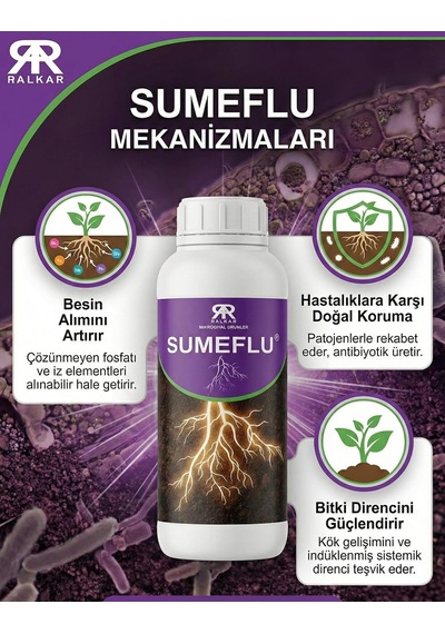 Mikrobiyal Ürünler Mikroorganizma İçeren Gübre 1 Lt
