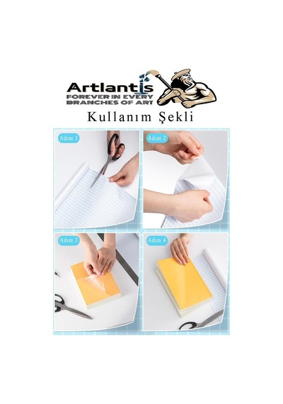 Artlantis Yapışkanlı Şeffaf Asetat 1 Adet 45cm X 10 Metre Djfix Kendinden Yapışkanlı Şeffaf Rulo Asetat Transpar Genel