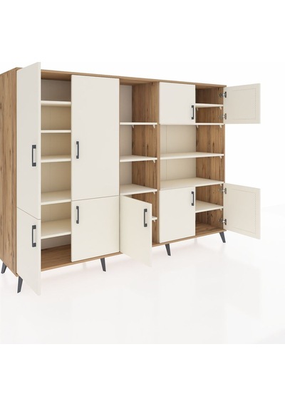 Hyperion Dolap 14 Raflı 9 Kapaklı 220x44x163 Çam-aytaşı Çam-aytaşı Hyperion Dolap 14 Raflı 9 Kapaklı 220x44x163 Çam-aytaşı Çam-aytaşı