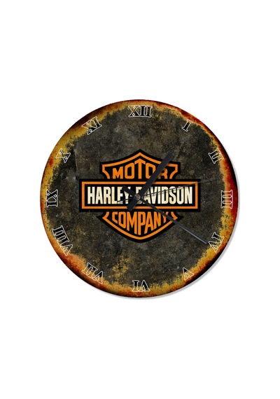 Motor Harley Davidson Company Akarlı Duvar Saati (408136689) Çok Renkli