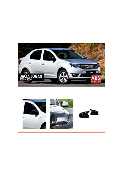 Dacia Logan Batman Yarasa Ayna Kapağı Piano Black / 2009 - 2020