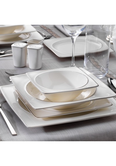 Schafer Glamor Pure Yemek Takım-60 Parça-Platin