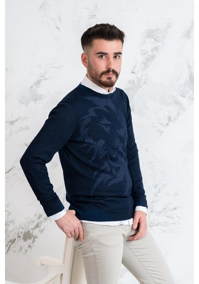Ecer Slimfit Sıfır Yaka Ince Erkek Triko Kazak