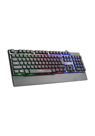 Rampage KB-R66 Bubble USB Gökkuşağı Aydınlatmalı Multimedia Oyuncu Klavye