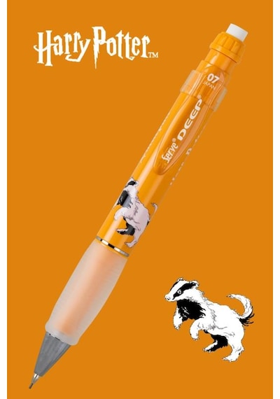 Serve Deep Versatil Kalem Harry Potter Hufflepuff 0.7 Mm Ergonomik Mekanik Uçlu Kalem Karışık/çok Renkli