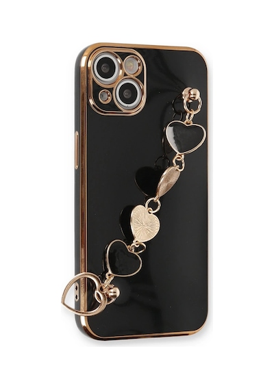 Newface - 457 - İphone 14 Plus Kılıf Esila Silikon - Matxzngz - - Siyah