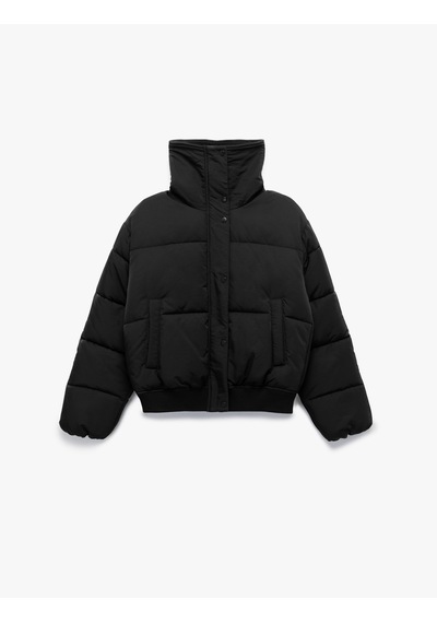 Koton Fermuarlı Cep Detaylı Uzun Kollu Geniş Yaka Anorak Şişme Mont Siyah 6wal20016ıw Siyah Koton Fermuarlı Cep Detaylı Uzun Kollu Geniş Yaka Anorak Şişme Mont Siyah 6wal20016ıw Siyah