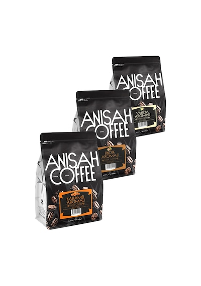 Anisah Fındık Vanilya Karamel Aromalı Öğütülmüş Filtre Kahve 3 x 250 G