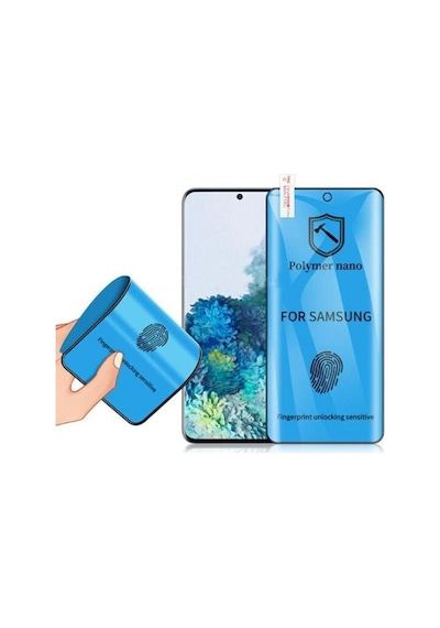 Galaxy Note 20 Ultra Zore Polymer Nano Ekran Koruyucu Siyah (554333908)