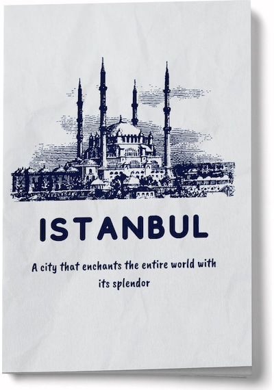 The Enchanting City Of Istanbul Mini Defter Çok Renkli