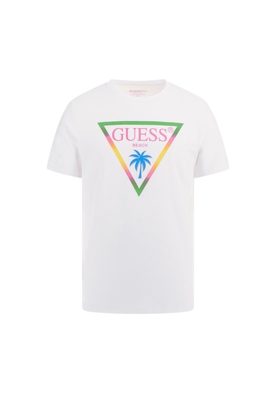 Ss Cn Triangl Erkek Slim Fit T-shirt Beyaz