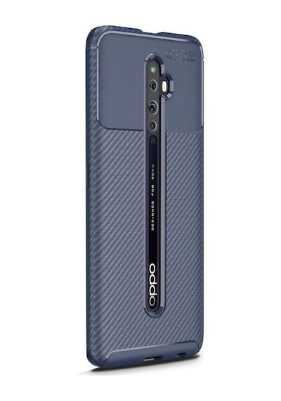 Apsuwa Oppo Reno 2z Kılıf Negro Karbon Fiber Silikon