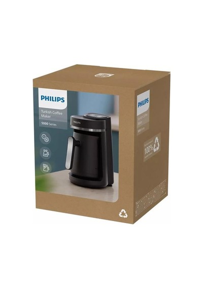 Philips Türk Kahve Makinesi 4 Fincan Kapasitesi Siyah/gri