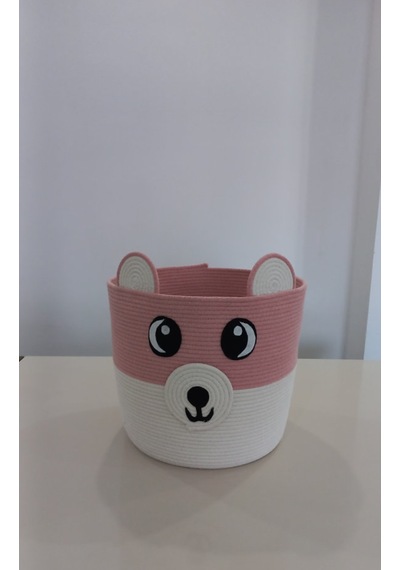 Organizer Üçlü Sepet Takımı Kız Çocukları İçin Açık Pembe