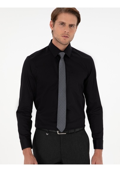 Pierre Cardin Erkek Siyah Gömlek Basic 50286106-vr046 Siyah