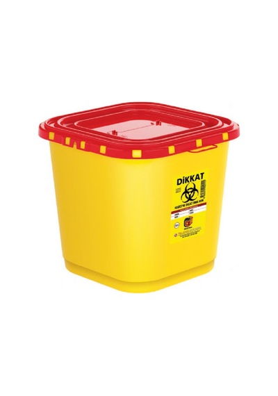 Tıbbi Atık Kovası 3 Lt - 10 Adet Sarı