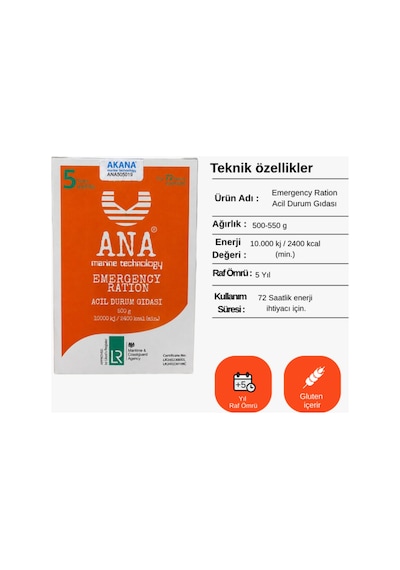 Akana Ana Acil Durum Gıdası 4 x 125 G