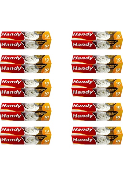 Handy Vakumsuz Şeffaf Yorgan Yastık Battaniye Nevresim Kılıfı Poşeti Torbası - 10 Adetlik 10 Kutu
