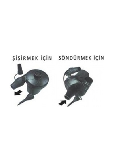 Elektrikli Çift Fonksiyonlu 3 Başlıklı Şişirme Pompası