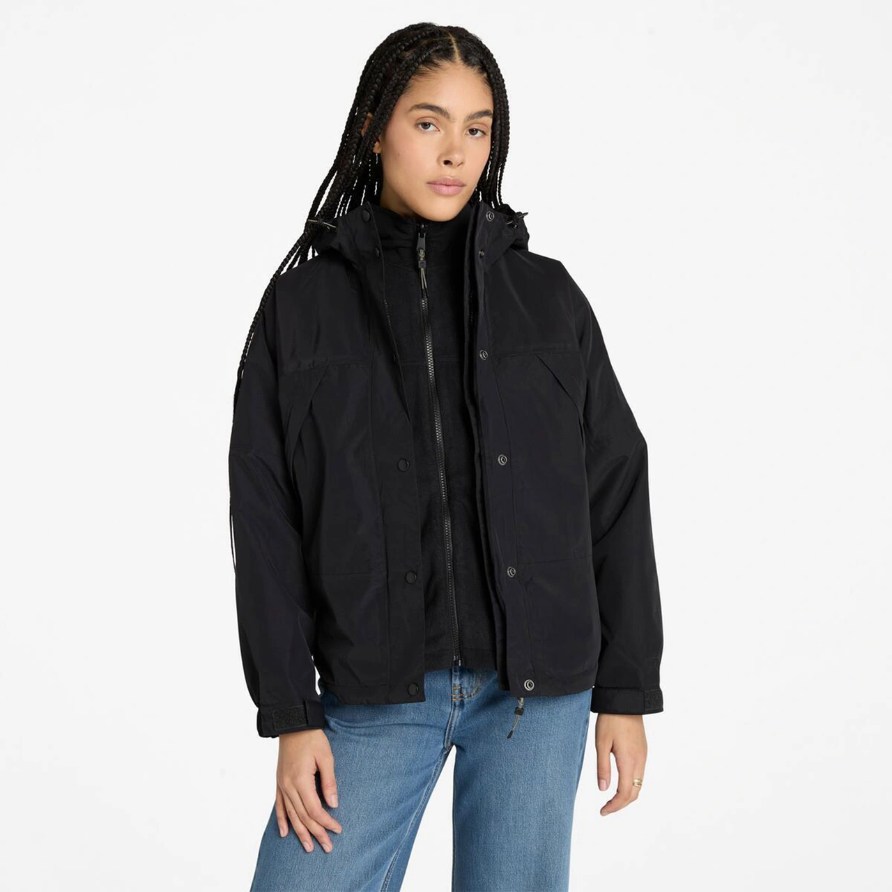 Timberland Winnick Su Geçirmez 3in1 Fleece Kadın Siyah Ceket Tb0a2r5m0011 Siyah